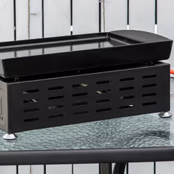 Outsunny Portable Gas Plancha BBQ Grill with 2 Stainless Steel Burner, 6kW - Additional view 7