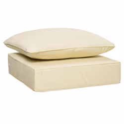 Outsunny Outdoor Seat and Back Cushion Set, Deep Seating Chair Cushion, Beige - Additional view 6