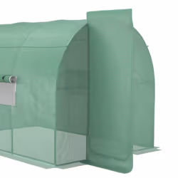 Outsunny 3 x 2M Walk-in Garden Polytunnel Greenhouse Galvanised Steel W/ Door - Additional view 7