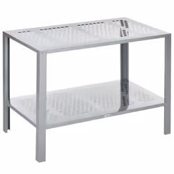 Outsunny 2-Tier Plant Stand Storage Organizer Steel Display Shelf for Patio - Additional view 8