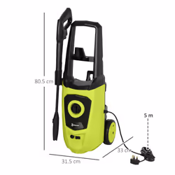 DURHAND High-Performance Power Washer 1800W, 150 Bar, 510 L/h Green - Additional view 6