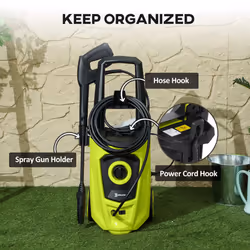 DURHAND High-Performance Power Washer 1800W, 150 Bar, 510 L/h Green - Additional view 7