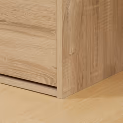 HOMCOM Entryway Shoe Bench with Cushion Storage Cabinet for Living Room Natural - Additional view 6