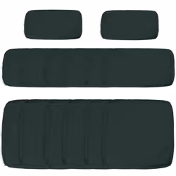 Outsunny Garden Rattan Sofa Set Polyester Cover Replacement No Cushion Grey - Additional view 8