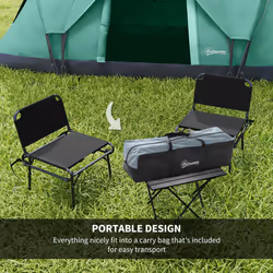 Outsunny 5-6 Man Camping Tent with Bag, Fibreglass and Steel Frame, Green