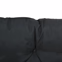 Outsunny 2 Seater Garden Bench Cushion Outdoor Seat Pad with Ties Black - Additional view 6