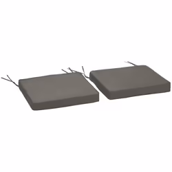 Outsunny 45 x 45cm Replacement Garden Seat Cushion Pad with Ties, Dark Grey - Additional view 8