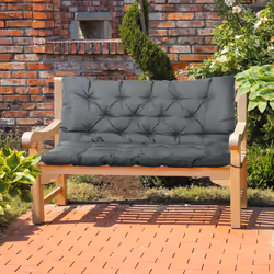 Outsunny Garden Bench Cushion 2 Seater Swing Chair Cushion Outdoor Seat Pad