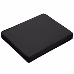 Outsunny 2 Pieces Seat Cushion and Back Pad Set for Rattan Furniture Black - Additional view 6