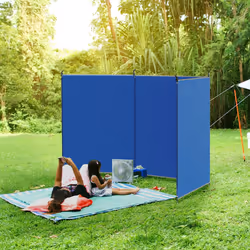 Outsunny Camping Windbreak Portable Wind Blocker Privacy Wall, 4.5m x 1.5m