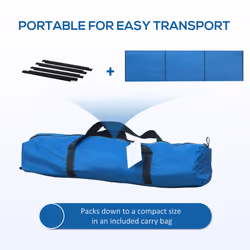 Outsunny Camping Windbreak Portable Wind Blocker Privacy Wall, 540cm x 150cm - Additional view 4