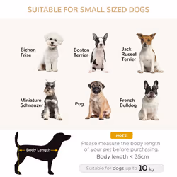PawHut Dog Sofa Pet Lounge Bed w/ Anti-slip Legs for Small-Sized Dogs - Grey