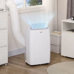 HOMCOM 12,000 BTU Portable Air Conditioner Unit with Remote, 24H Timer, 35m²