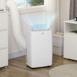 HOMCOM 12,000 BTU Portable Air Conditioner Unit with Remote, 24H Timer, 35mÂ²