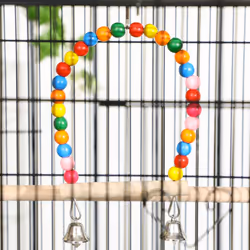 PawHut Bird Cage, with Stand, Wheels, Toys, for Budgies, Finches, Parakeets - Additional view 6