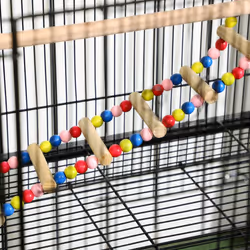 PawHut Bird Cage, with Stand, Wheels, Toys, for Budgies, Finches, Parakeets - Additional view 7