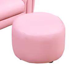 HOMCOM Kids Sofa Set, 2 Piece Children Armchair with Stool Nursery Pink - Additional view 5