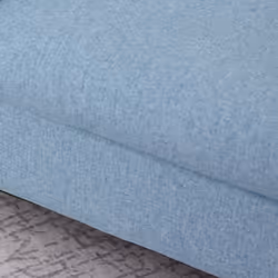 HOMCOM Child Armchair Wood Frame w/ Padding Seat Low-Rise Bedroom Blue - Additional view 7
