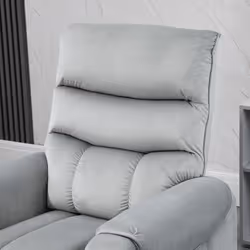 HOMCOM Power Lift Chair, Rise and Recliner Chair with Remote Control, Grey
