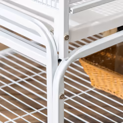 PawHut 3 Tier Bird Cage W/ Stand Toy, for Canary Finch Cockatiel Parakeet Budgie - Additional view 6