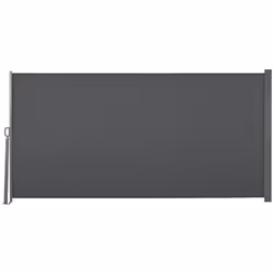 Outsunny 3x1.6M Retractable Side Awning Screen Fence Patio Privacy Divider Grey - Additional view 8
