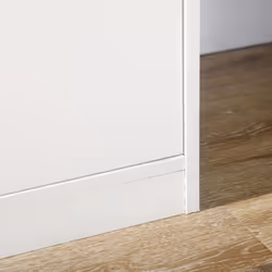 HOMCOM Freestanding Bathroom Cabinet with 4 Drawers and Door Cupboard White - Additional view 7