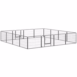 PawHut 16 Panels Heavy Duty Puppy Play Pen for Small 60Hcm