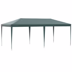 Outsunny 6m x 3m Garden Gazebo Marquee Canopy Party Tent Canopy Patio Green - Additional view 6