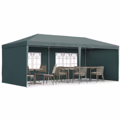 Outsunny 6m x 3m Garden Gazebo Marquee Canopy Party Tent Canopy Patio Green - Additional view 8