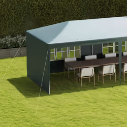 Outsunny 9m x 3m Outdoor Garden Gazebo Wedding Party Tent Canopy Marquee Green - Additional view 6