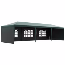 Outsunny 9m x 3m Outdoor Garden Gazebo Wedding Party Tent Canopy Marquee Green - Additional view 8