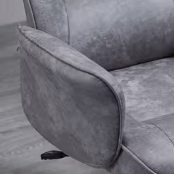 Vinsetto Swivel Computer Office Chair Mid Back Desk Chair for Home, Light Grey - Additional view 8