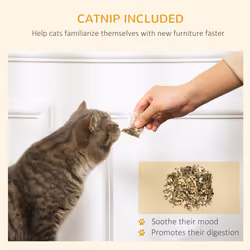 PawHut 60cm Cat Scratching Board with Catnip, Cardboard Scratcher Lounger - Additional view 4
