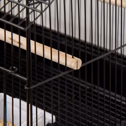 PawHut Metal Bird Cage Small w/ Perch Food Container Handle for Finch Canary - Additional view 7