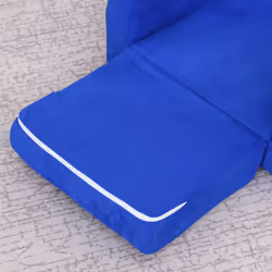 HOMCOM Kids Sofa Bed Children Armchair Folding Toddler Chair Couch Blue