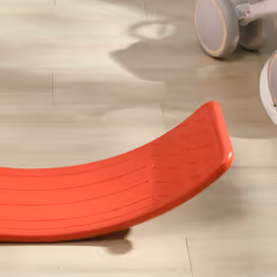ZONEKIZ Balance Board, Kids Wobble board, Montessori Toy for 3-6 Years, Red - Additional view 5
