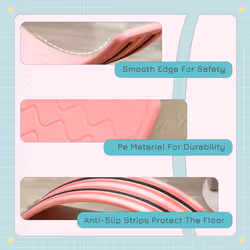 ZONEKIZ Balance Board, Kids Wobble board, Montessori Toy for 3-6 Years, Pink - Additional view 5