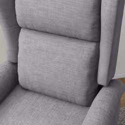 HOMCOM Power Lift Chair for the Elderly Fabric Recliner Armchair w/ Remote Grey - Additional view 4