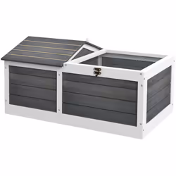 PawHut Wooden Tortoise House, Small Pet Reptile with Hide Shelter Den and Run - Additional view 8