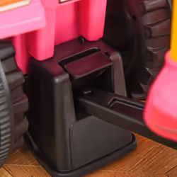 HOMCOM Ride On Tractor Toddler Walker Foot To Floor Slider 12-36 Months Pink - Additional view 8