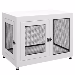 PawHut Pet Crate End Table w/ Soft Washable Cushion for Lage Medium Small Dogs - Additional view 8