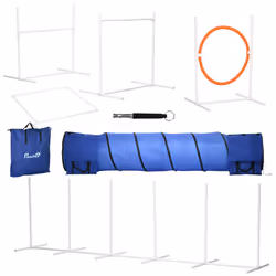 PawHut Six-Piece Dog Agility Equipment Set w/ Carry Bag - Additional view 8