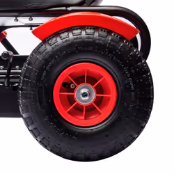 HOMCOM Children Pedal Go Kart w/ Adjustable Seat, Inflatable Tyres - Red - Additional view 6