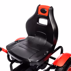 HOMCOM Children Pedal Go Kart w/ Adjustable Seat, Inflatable Tyres - Red - Additional view 7