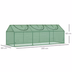 Outsunny Mini Greenhouse Small Plant Grow House w/ 3 Windows for Outdoor - Additional view 6