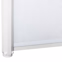 PawHut Retractable Pet Safety Gate, Folding Stair Barrier, Guard Door - White - Additional view 5