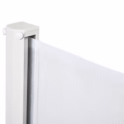 PawHut Retractable Pet Safety Gate, Folding Stair Barrier, Guard Door - White - Additional view 7
