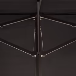 Outsunny 4.6M Garden Patio Umbrella Canopy Parasol Sun Shade w/o Base Black