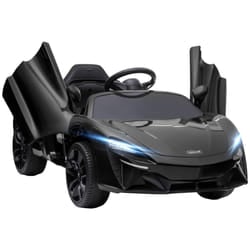 HOMCOM McLaren Licensed Kids Electric Ride-On Car w/ Remote Control - Black