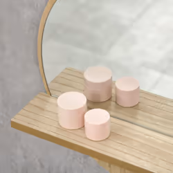 kleankin Round Mirror for Wall Makeup Mirror with Shelf Natural Wood Effect - Additional view 6